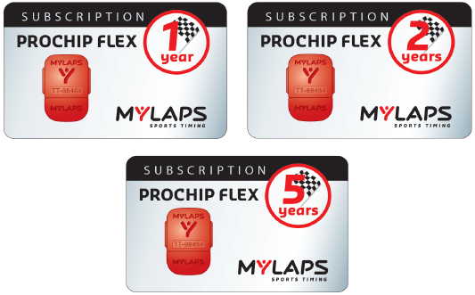MyLaps Flex Subscription Renewal Card 1-year Motocross for MX 